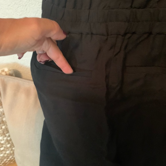 J Crew jumpsuit size 00P black, lace sleeves - Picture 16 of 16